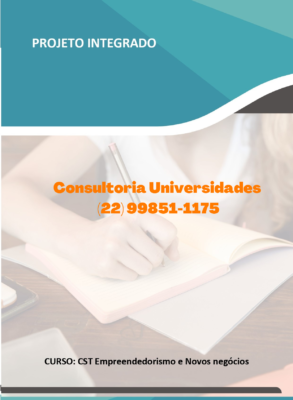 Projeto integrado - Empreendedorismo e Novos negócios