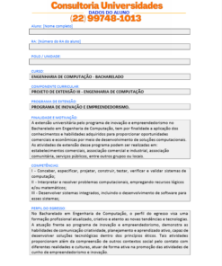 Projeto de extensão III - Engenharia de Computação