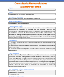 Projeto de extensão III - Engenharia de Software