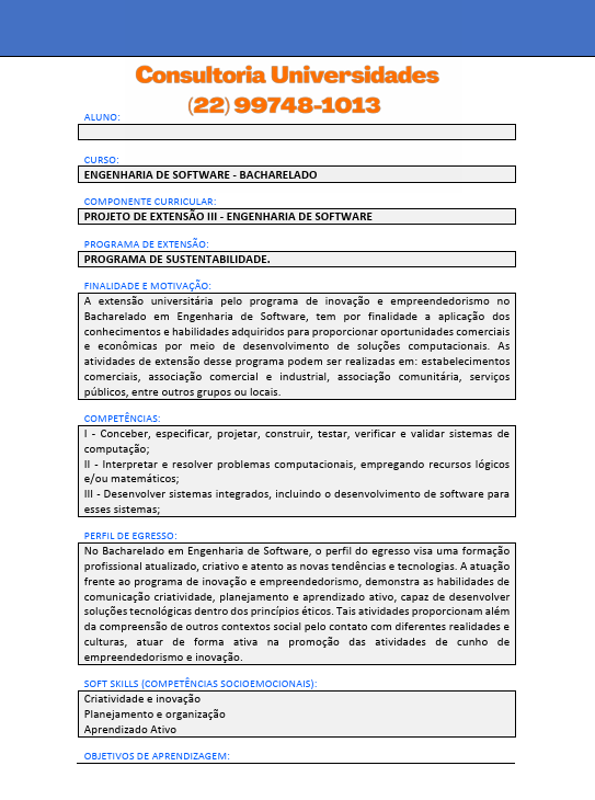 Projeto de extensão III - Engenharia de Software U Projeto de extensão III - Engenharia de Software