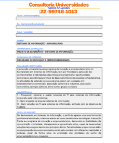 Projeto de extensão III - Sistemas de informação