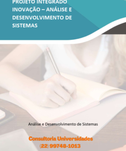 Projeto integrado Inovação - Análise e Desenvolvimento de Sistemas.